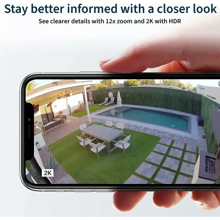 Arlo Pro 3 Floodlight Kamera - Kablosuz Güvenlik, 2K ve HDR, Siyah