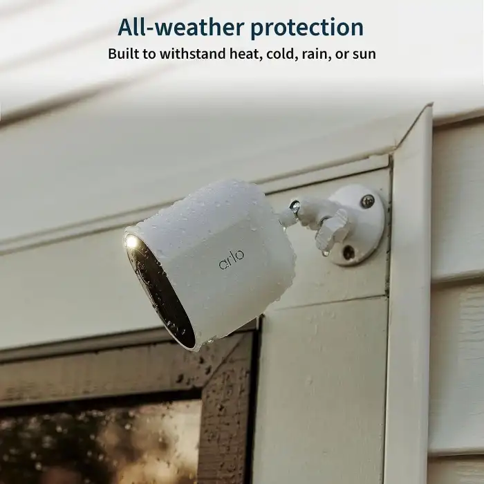 Arlo Pro 5S 2K Spot Işığı Kamerası - 1 Paket - Güvenlik Kamerası, Beyaz