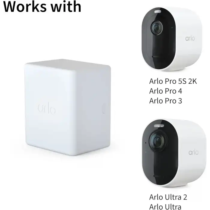 Arlo Şarj Edilebilir Kamera Pili VMA5400 - Uyumlu Cihazlar Açıklamadadır