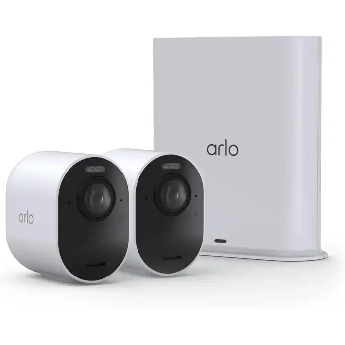 Arlo Ultra 3 Güvenlik Kamerası 4K HDR - Beyaz - 2 Kamera Set