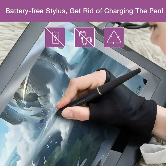 Artisul P58B Pilsiz Dijital Kalem D13S, D16, M0610Pro ve D16Pro Uyumlu