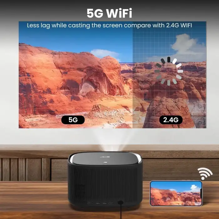 Artlii Amento 5G WiFi Otomatik Odaklama Akıllı Dış Mekan Projektörü - 4K