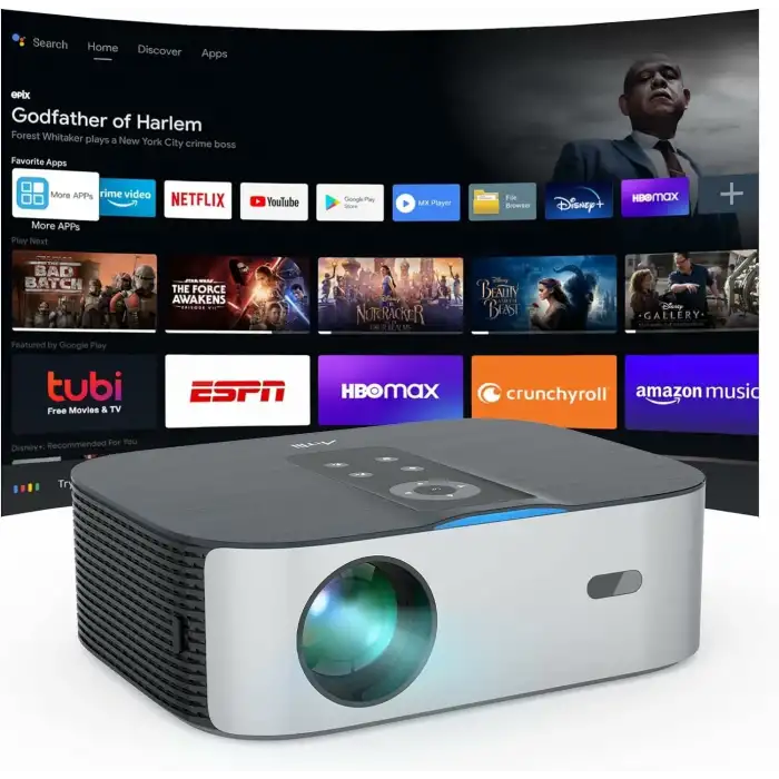 Artlii Play4 AutoFocus 5G WiFi Bluetooth Projektör 4K Destekli