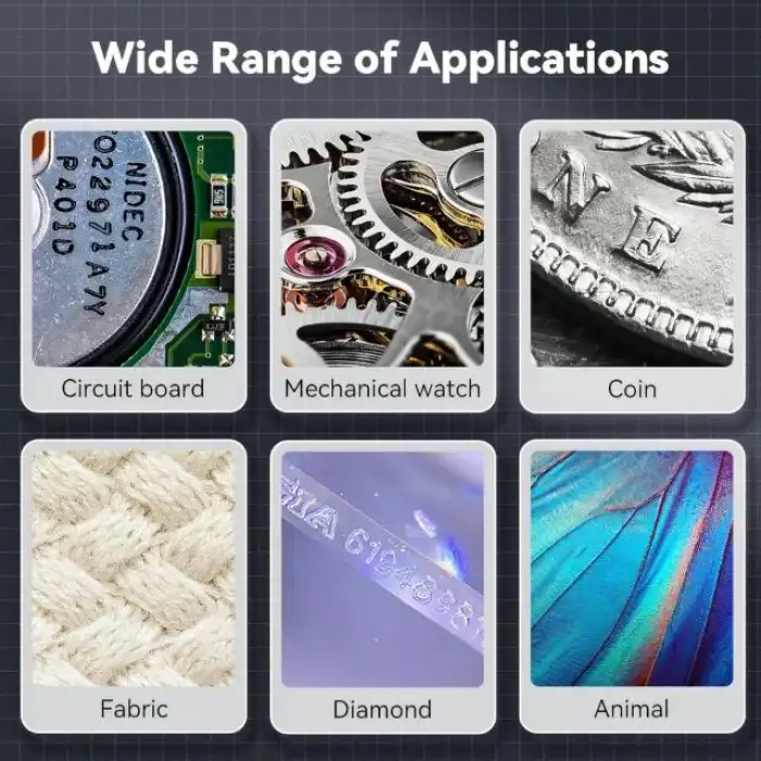 Ashfly Mikroskop 2.0 İnç IPS Ekran 100X Cep Mikroskobu