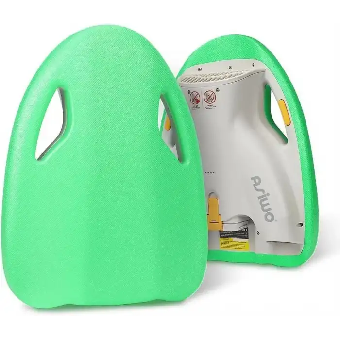 Asiwo Yüzme Eğitim Kickboard, Elektrikli, 3 Hızlı, Yüzme Havuz Tahtası - Yeşil