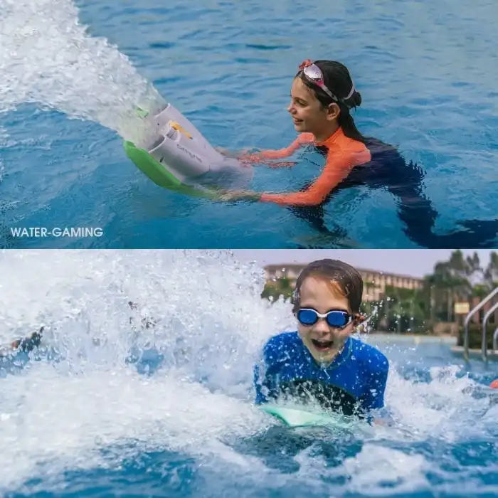 Asiwo Yüzme Eğitim Kickboard, Elektrikli, 3 Hızlı, Yüzme Havuz Tahtası - Yeşil