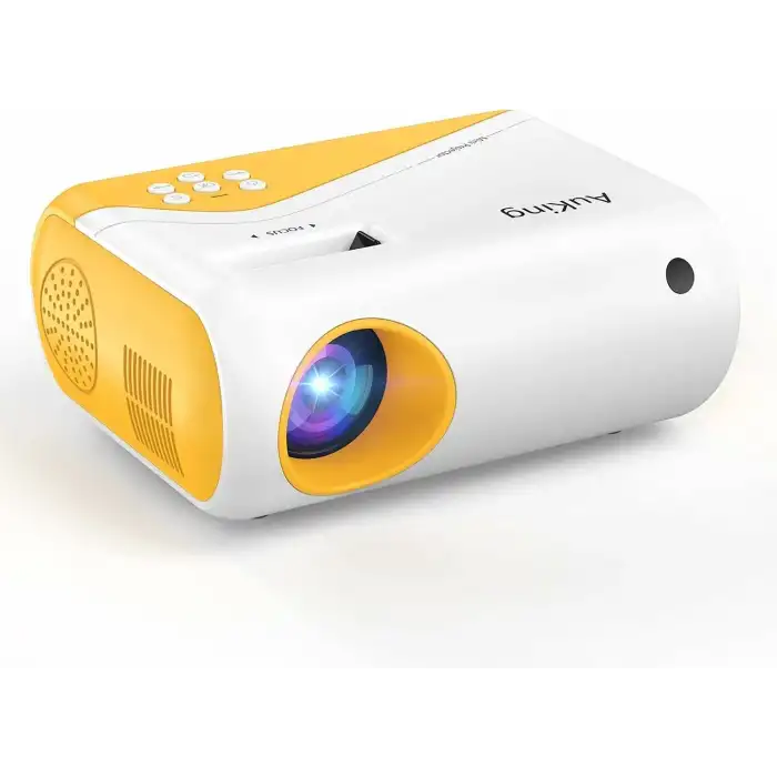 AuKing 1080P Destekli Dış Mekan Mini Projektörü