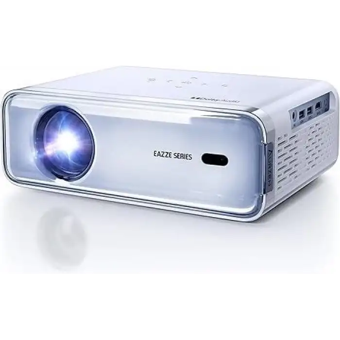 Aurzen Akıllı Projektör WiFi ve Bluetooth, Netflix-Resmi-Lisanslı Dolby Ses 1080P