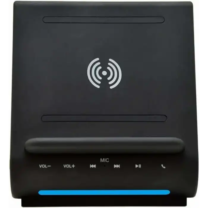 Azpen Hızlı Şarjlı Kablosuz Şarj Cihazı, Bluetooth Premium Hoparlörler