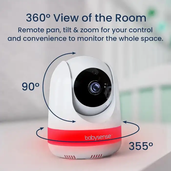 Babysense 5.5 Inc 1080p Full HD Bölünmüş Ekranlı Bebek Monitörü