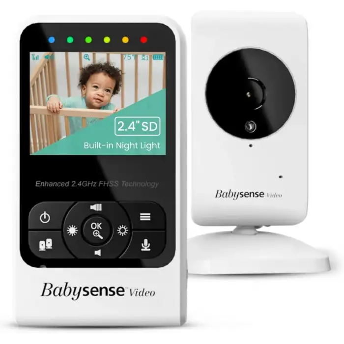 Babysense V24R Video Bebek Monitörü Kamera ve Ses, Uzun Menzil