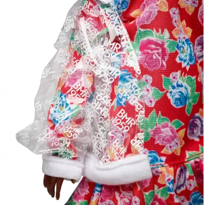 Barbie BMR1959 Bebek Vinil Ceket ve Kapşonlu Elbise