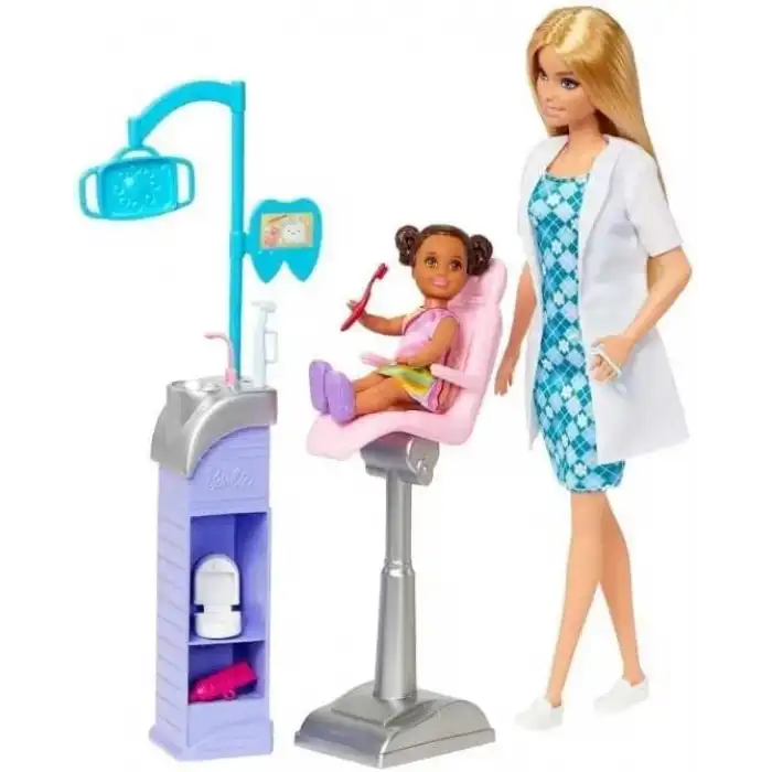 Barbie Diş Hekimi Moda Bebeği