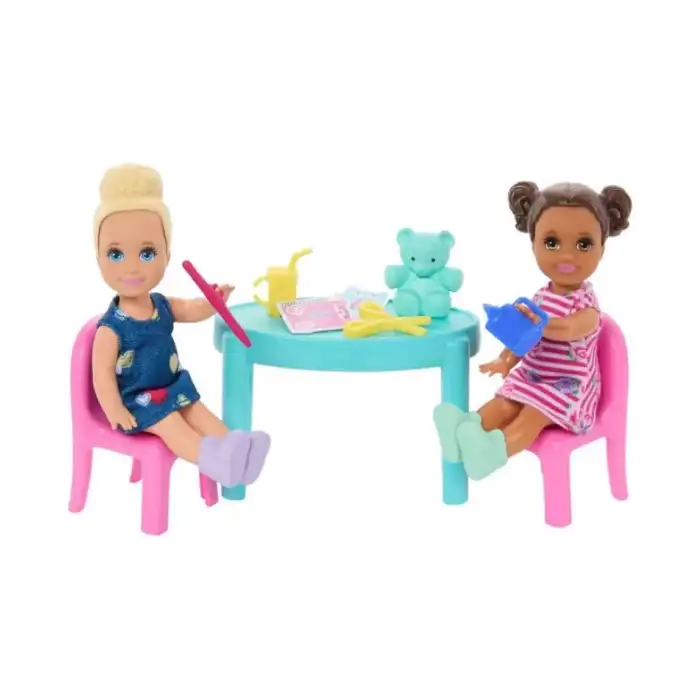 Barbie - I Love School Sınıf Oyun Seti, 3 Bebek ve 20+ Aksesuar