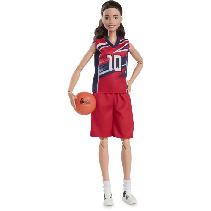 Barbie İmza Bebeği Sue Bird 10 Numaralı Üniforması ile