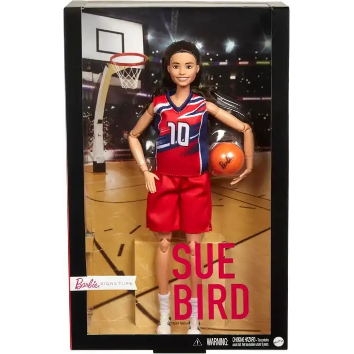 Barbie İmza Bebeği Sue Bird 10 Numaralı Üniforması ile