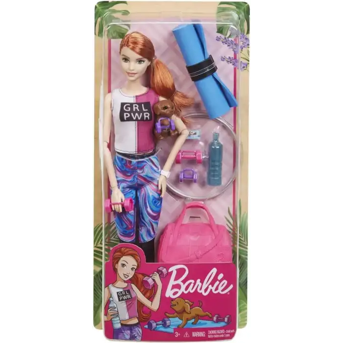 Barbie Kızıl Saçlı Fitness Bebeği