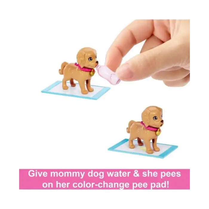 Barbie Oyuncak Bebek Yavru Köpek Sahiplenme Oyun Seti