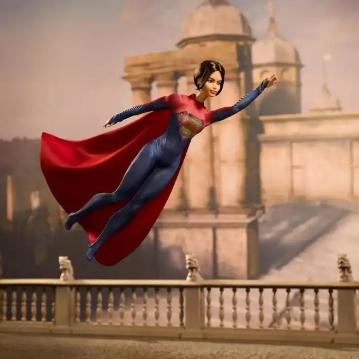 Barbie Supergirl Flash Filminden Moda Bebeği