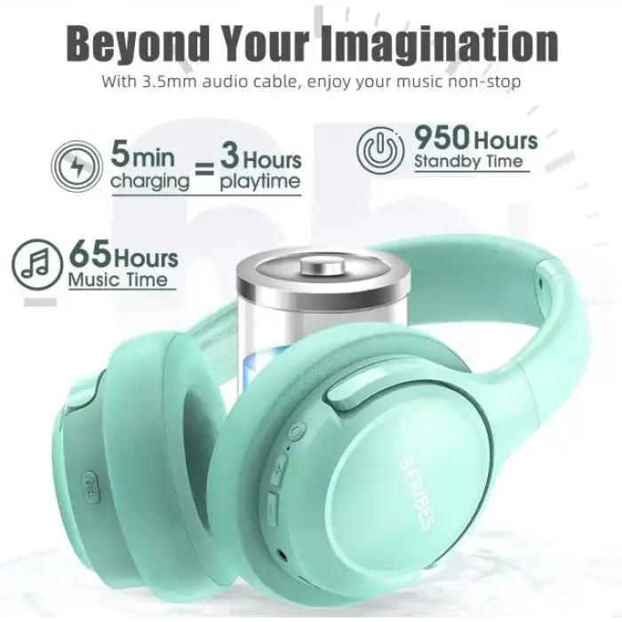 BERIBES Kulak Üstü Bluetooth Kulaklık