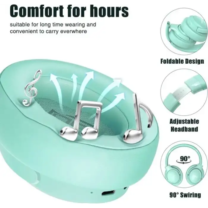 BERIBES Kulak Üstü Bluetooth Kulaklık