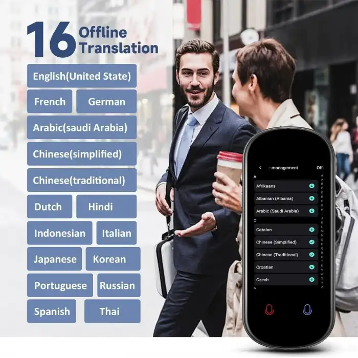 Berlanche Dil Tercüman Cihazı, İki Yönlü Gerçek Zamanlı Ses Çevirisi, 137 Dil