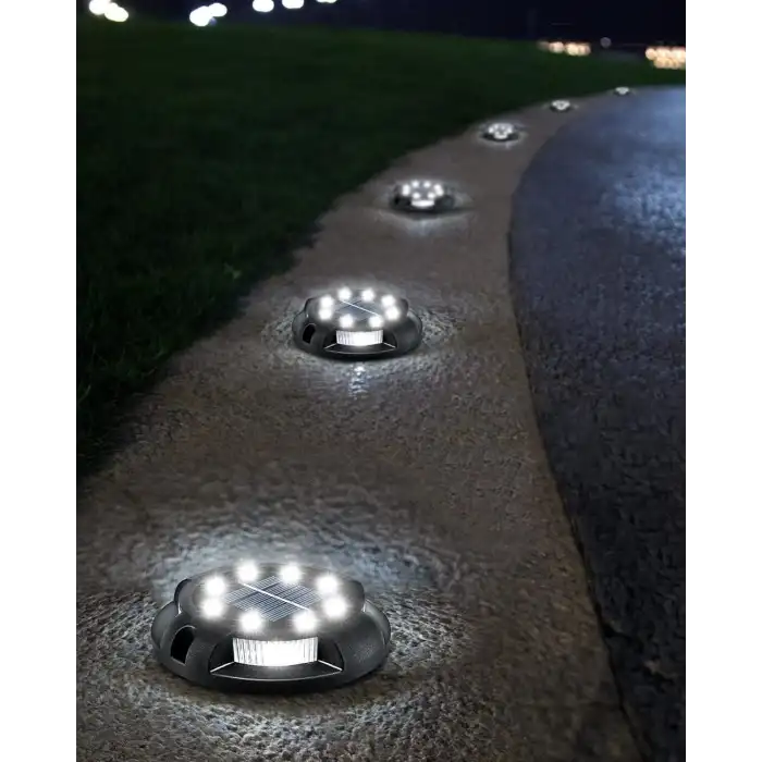 Biling Güneş Enerjili Dış Mekan Yürüyüş Yolu Işıkları - 12 Adet