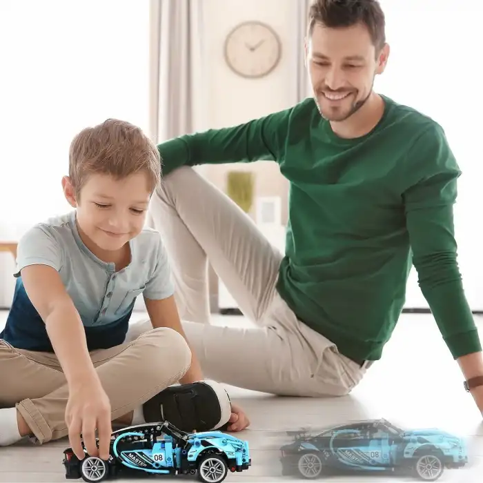 BIRANCO Oyuncak Araba Modeli Yapı Kiti - Yarış Arabası STEM Oyuncak