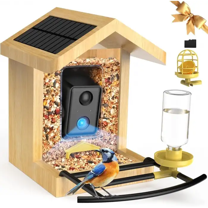 BirdLegend BL02 Akıllı Kuş Yemliği, Kamera, Yapay Zeka, 64 GB Kart, 1080P HD