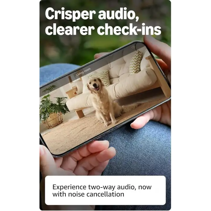 Blink Mini 2K+ (Yeni Model) - 2K Çözünürlük, Renkli Gece Görüşü 3 Kamera - Beyaz