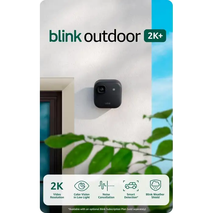 Blink Outdoor 2K+ (Yeni Model) - 2K Kablosuz Akıllı Güvenlik Kamerası - 1 Kamera
