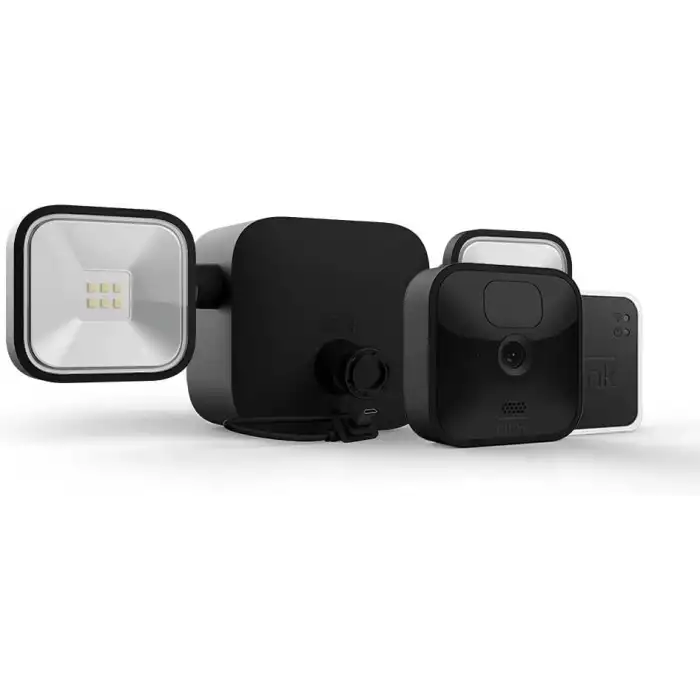 Blink Outdoor Kablosuz Floodlight (3. Nesil) 1 Kamera - Siyah