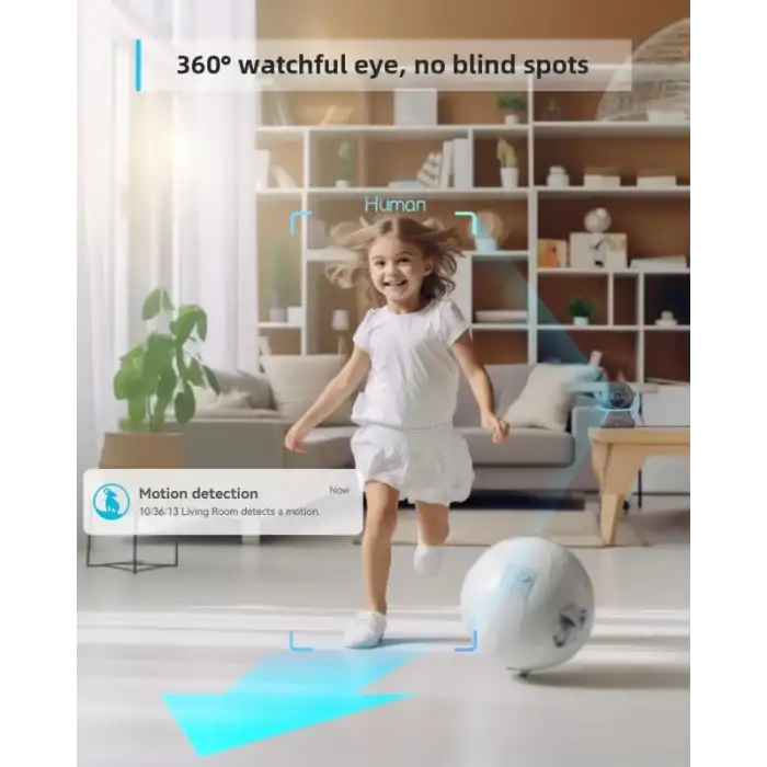 Blurams 360° 2K İç Mekan Güvenlik Kamerası