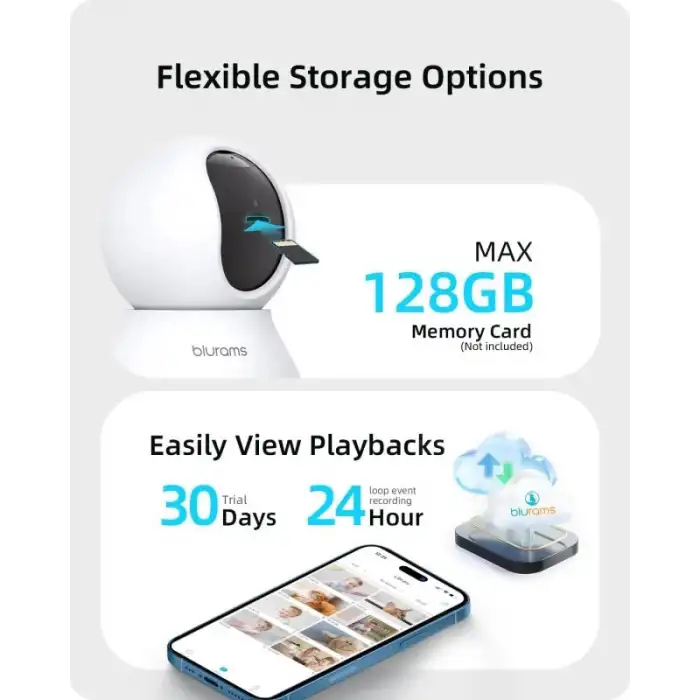 Blurams 360° 2K İç Mekan Güvenlik Kamerası