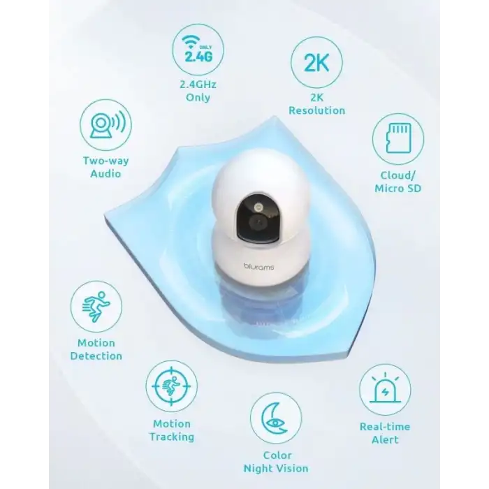 Blurams 360° 2K İç Mekan Güvenlik Kamerası