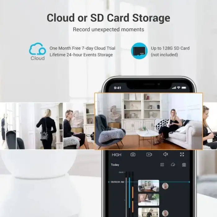 Blurams 360° 2K İç Mekan Güvenlik Kamerası