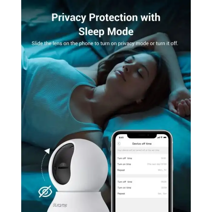 Blurams 360° 2K İç Mekan Güvenlik Kamerası