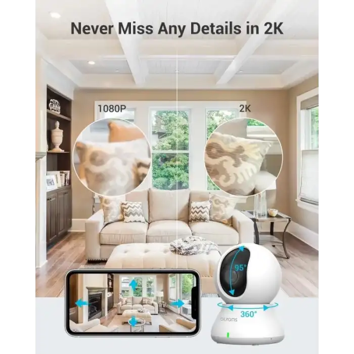 Blurams 360° 2K İç Mekan Güvenlik Kamerası