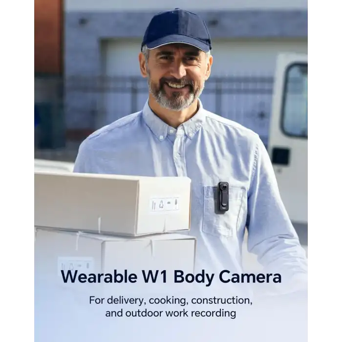 Boblov W1 64GB HD 1080P Vücuda Takılan Giyilebilir Kamera, 2 Klipsli