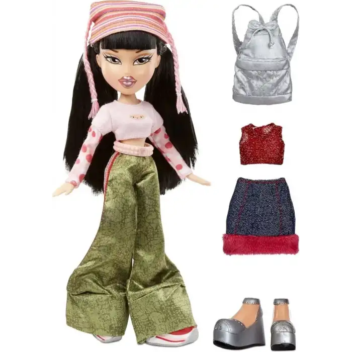 Bratz 20. Yıl Özel Yıldönümü Sürümü Jade Orijinal Moda Bebeği ve Aksesuarlar