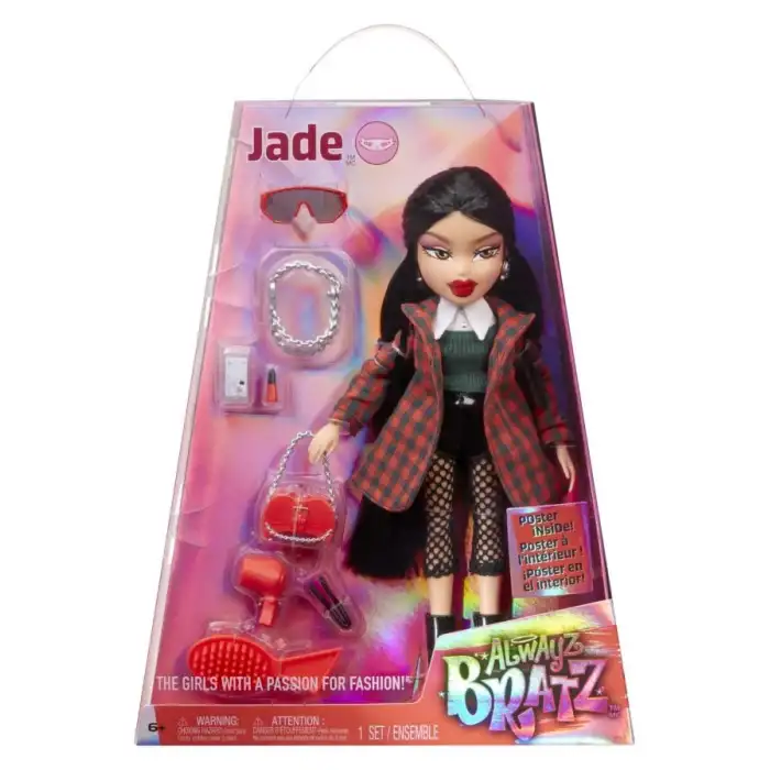 Bratz Alwayz Jade Moda Bebeği 10 Aksesuar ve Poster