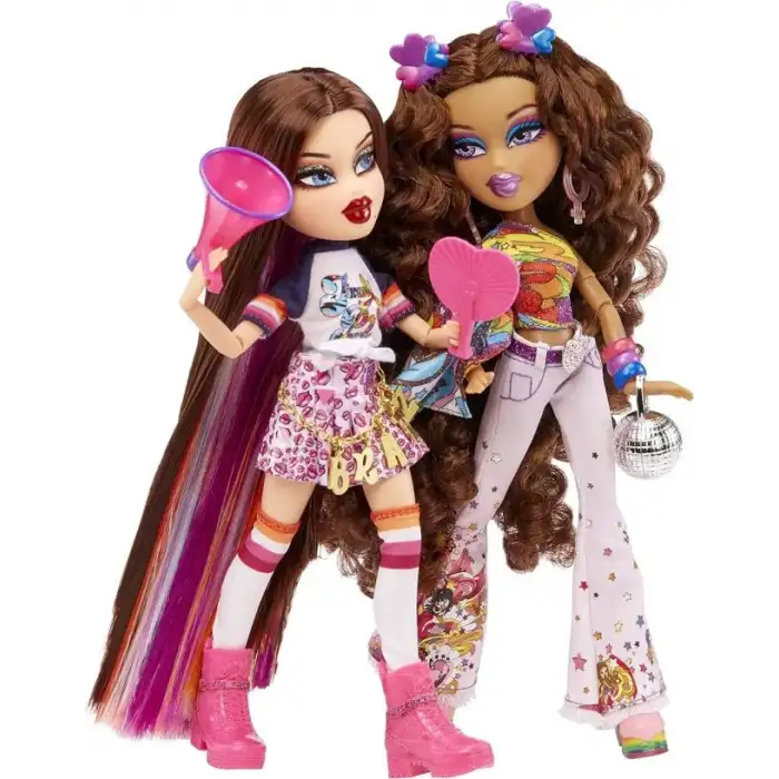 Bratz x JimmyPaul Tasarımcı Çift Roxxi ve Nevra Moda Bebekleri