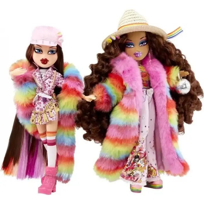 Bratz x JimmyPaul Tasarımcı Çift Roxxi ve Nevra Moda Bebekleri