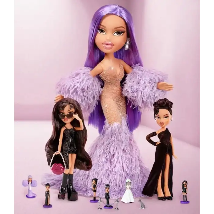 Bratz x Kylie Jenner Elbiseli Büyük Ölçekli Moda Bebeği