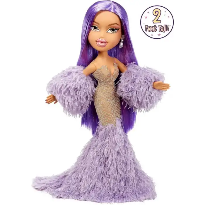 Bratz x Kylie Jenner Elbiseli Büyük Ölçekli Moda Bebeği