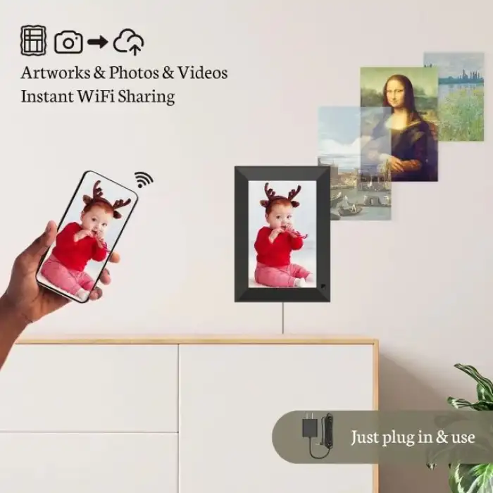 BSIMB 1280x800 HD WiFi Dijital Resim Çerçevesi