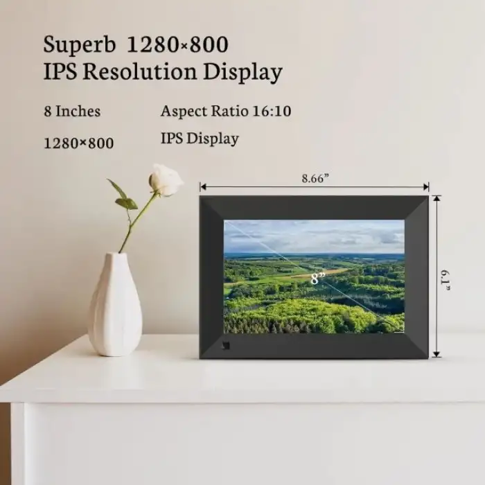 BSIMB 1280x800 HD WiFi Dijital Resim Çerçevesi