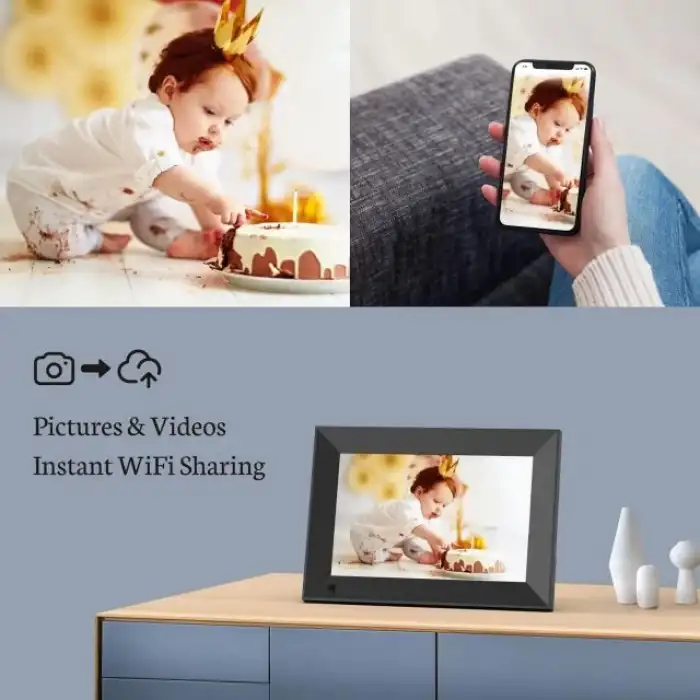 BSIMB 1280x800 HD WiFi Dijital Resim Çerçevesi