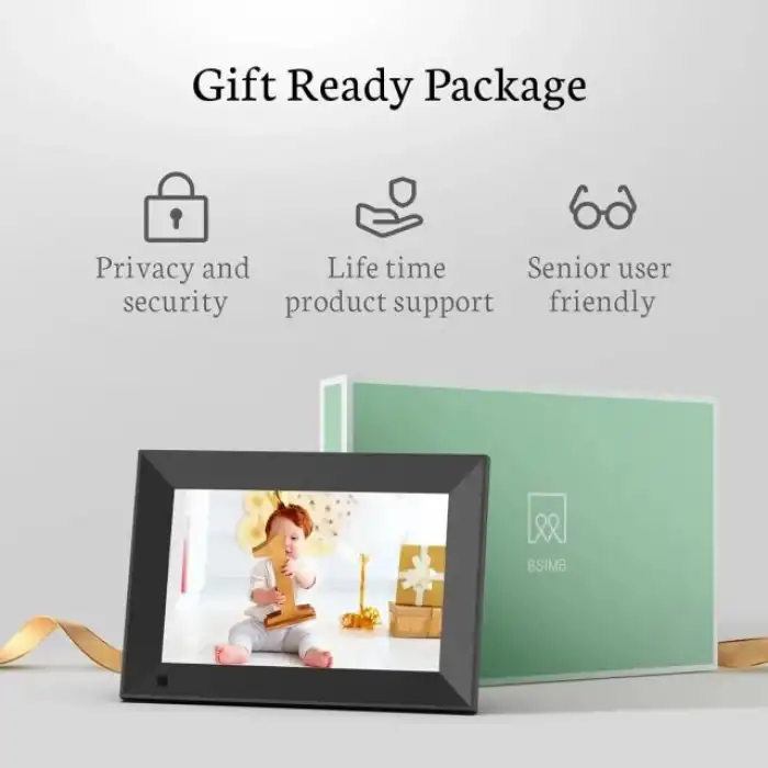 BSIMB 1280x800 HD WiFi Dijital Resim Çerçevesi