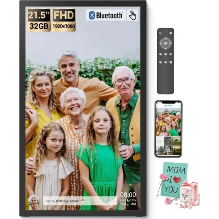 BSIMB Dokunmatik Ekranlı Dijital Resim Çerçevesi - 1920x1080 FHD